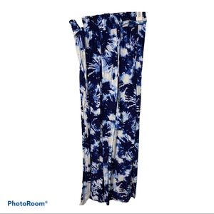 Tie dye flowy pants